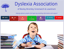 Tablet Screenshot of dyslexiawise.co.uk